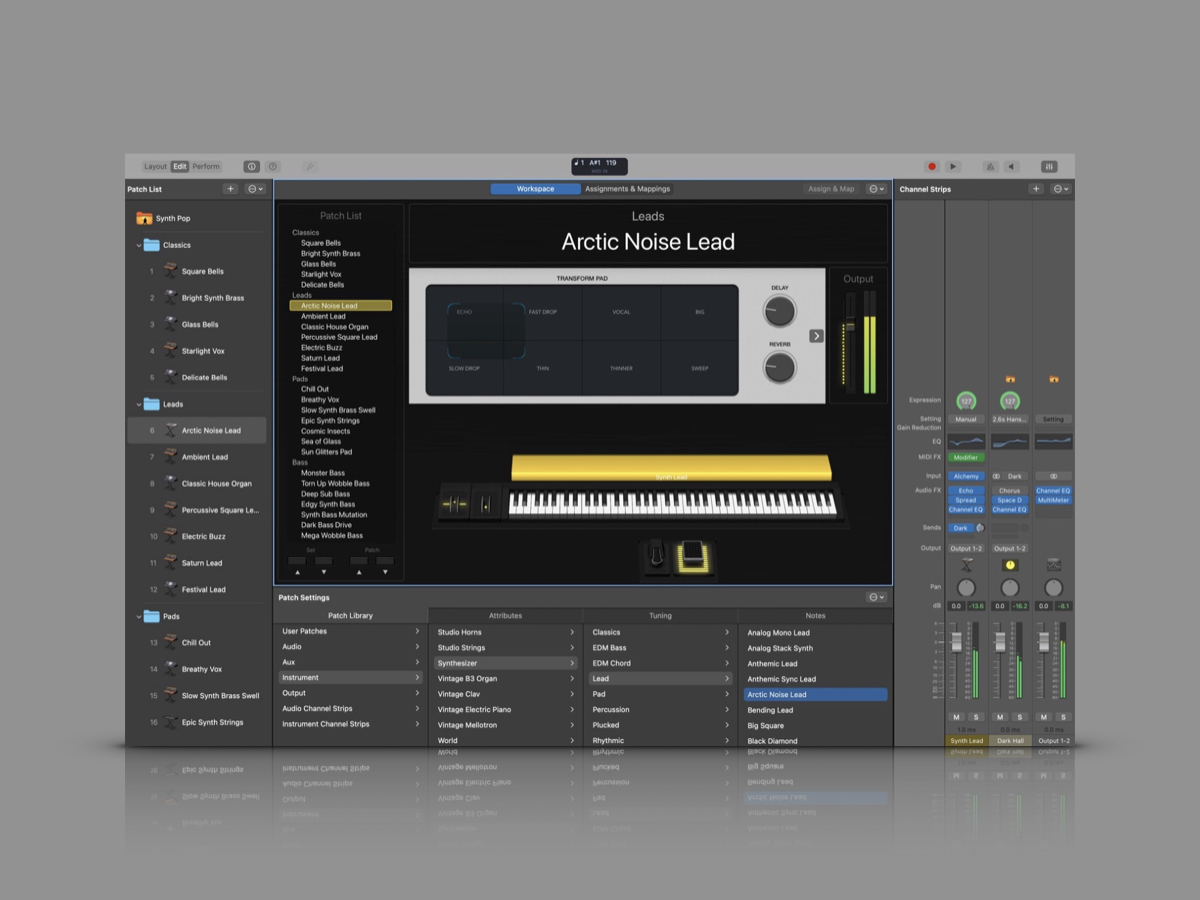 Apple actualiza MainStage con nuevo diseño, algunos sonidos y otras